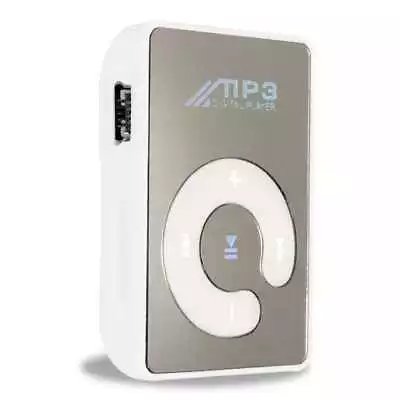 Kaufen Mini Mp3 Player Mirror Clip Reader USB MicroSD Bis Zu 32 GB Music White • 3.39€