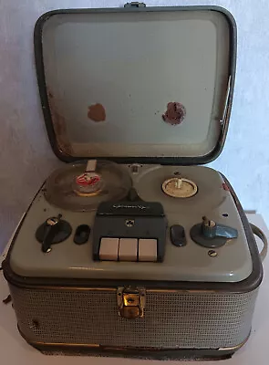 Kaufen Grundig TK 5 Tonband Koffer Deluxe Von 1958 • 39€